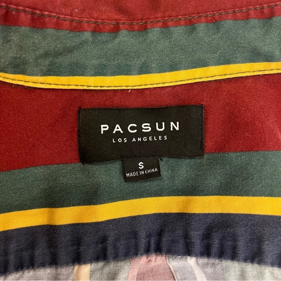 PacSun Retro Men’s Striped Button Up - Picture 6 of 6